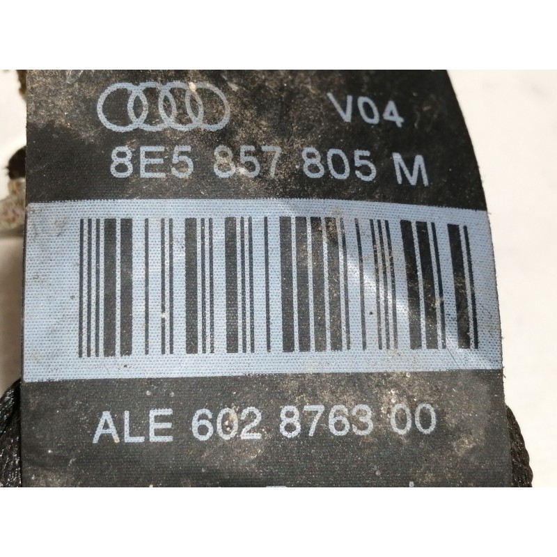 Recambio de cinturon seguridad trasero derecho para audi a4 avant (8e) 2.0 tdi referencia OEM IAM 8E5857805M  