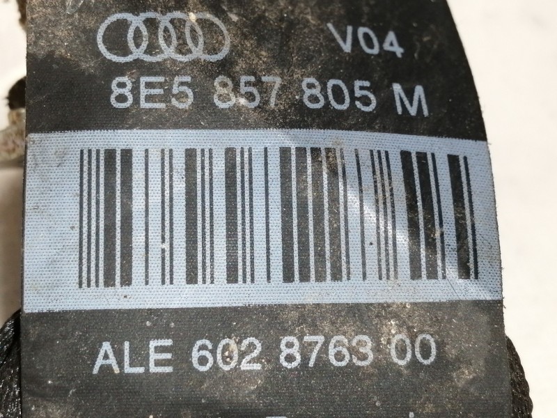 Recambio de cinturon seguridad trasero derecho para audi a4 avant (8e) 2.0 tdi referencia OEM IAM 8E5857805M  
