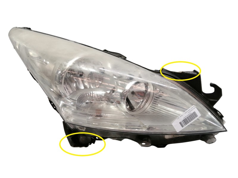 Recambio de faro derecho para peugeot 5008 confort referencia OEM IAM 9682519080  