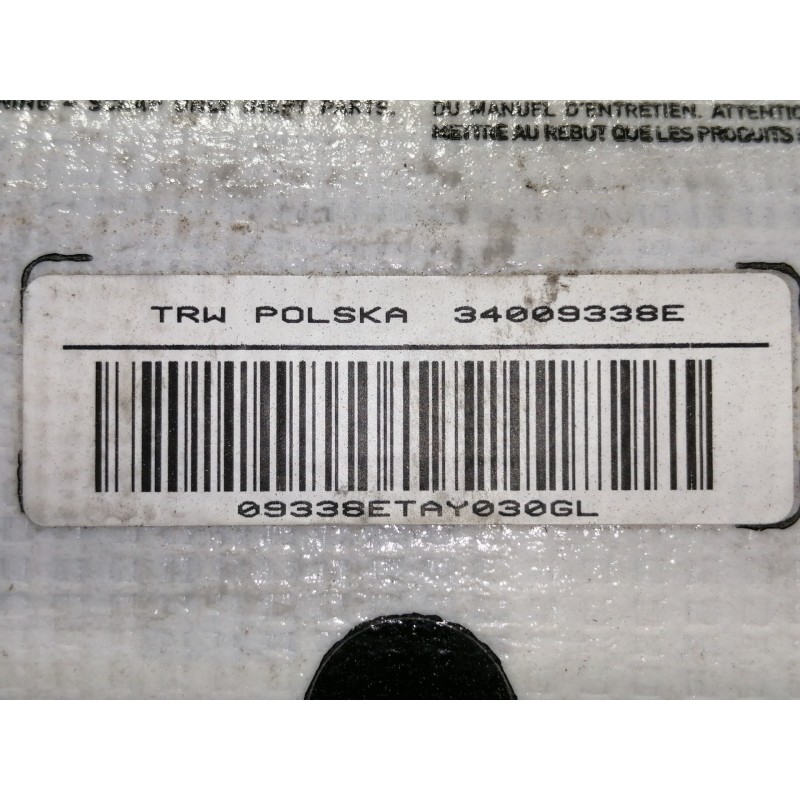 Recambio de airbag delantero derecho para bmw serie 3 berlina (e90) 320d referencia OEM IAM 34043943A  