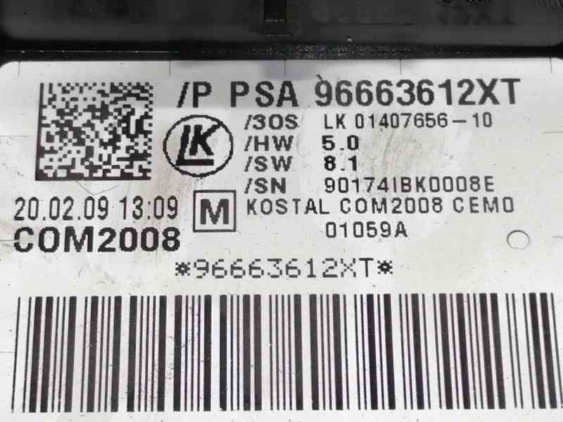 Recambio de mando multifuncion para peugeot 5008 confort referencia OEM IAM 96663612XT  