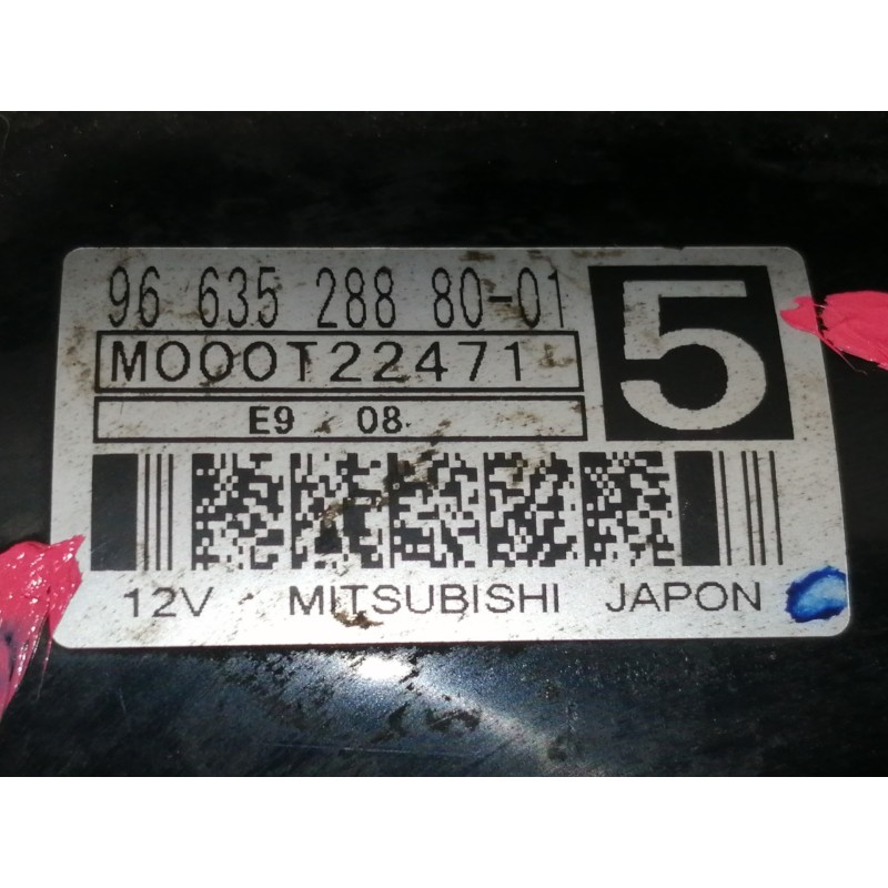 Recambio de motor arranque para peugeot 5008 confort referencia OEM IAM 9663528880  