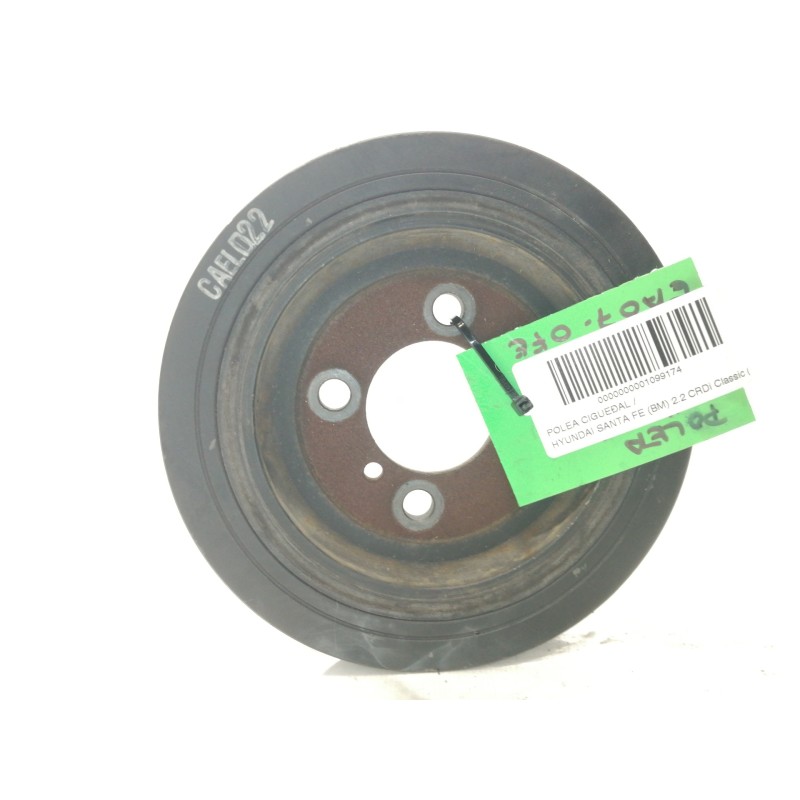 Recambio de polea cigueñal para hyundai santa fe (bm) 2.2 crdi classic (2wd) referencia OEM IAM   