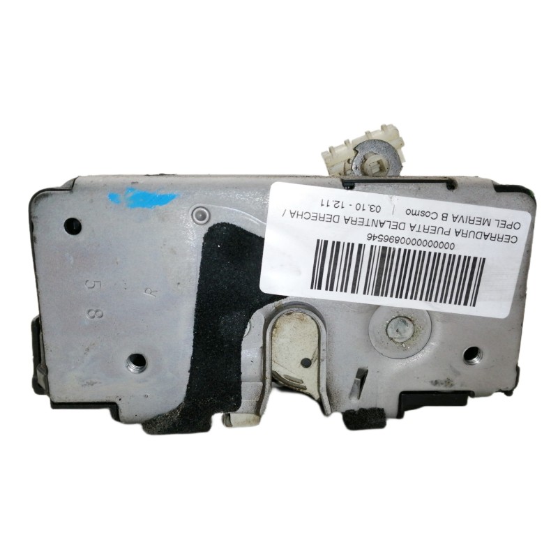 Recambio de cerradura puerta delantera derecha para opel meriva b cosmo referencia OEM IAM 13258274 0325407955 / 2C1639101 06061