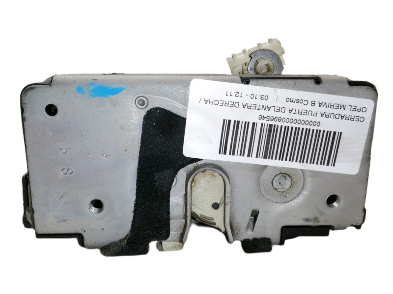 Recambio de cerradura puerta delantera derecha para opel meriva b cosmo referencia OEM IAM 13258274 0325407955 / 2C1639101 06061