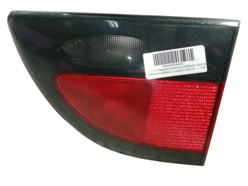 Recambio de piloto trasero derecho interior para renault megane i classic (la0) 1.6e alize referencia OEM IAM 7700838533  