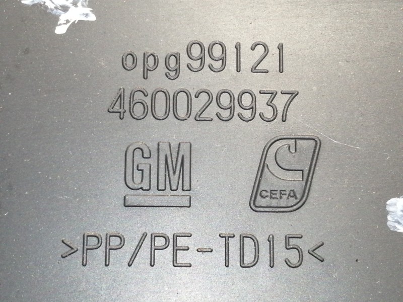 Recambio de guantera para opel meriva b cosmo referencia OEM IAM 460029937  