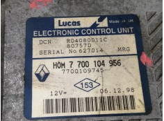 Recambio de centralita motor uce para renault scenic (ja..) 1.9 d rt referencia OEM IAM 7700104956   2
