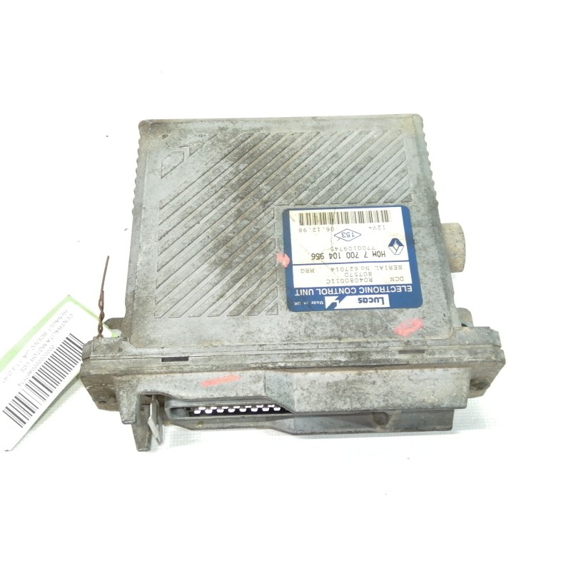 Recambio de centralita motor uce para renault scenic (ja..) 1.9 d rt referencia OEM IAM 7700104956  