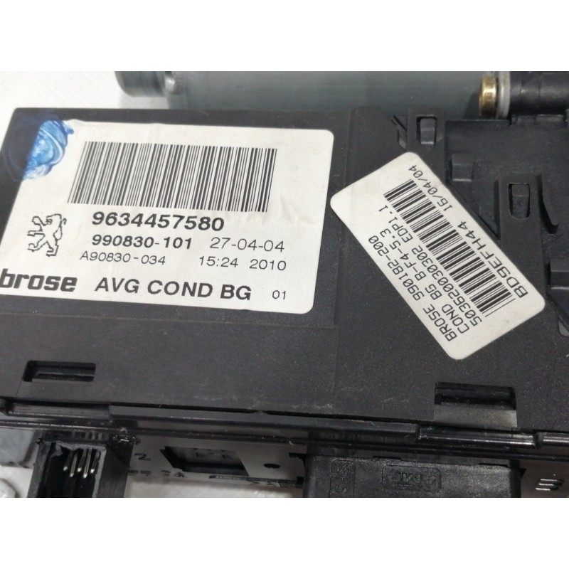 Recambio de elevalunas delantero izquierdo para peugeot 307 break/sw (s2) sw referencia OEM IAM 9634457580  