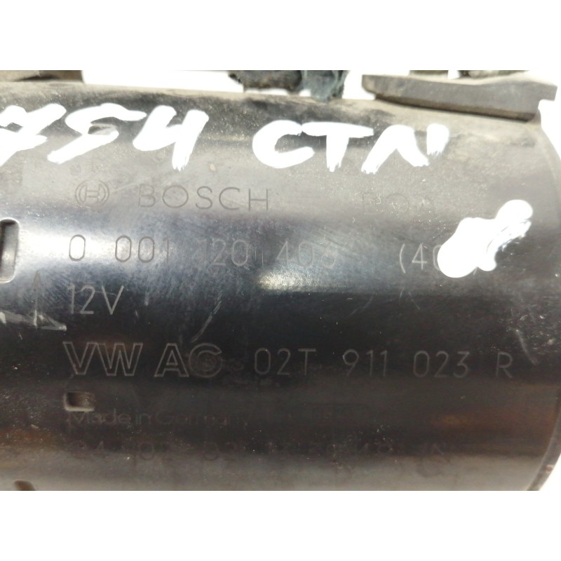 Recambio de motor arranque para audi a3 (8p) 1.6 fsi ambiente referencia OEM IAM 0001120406  