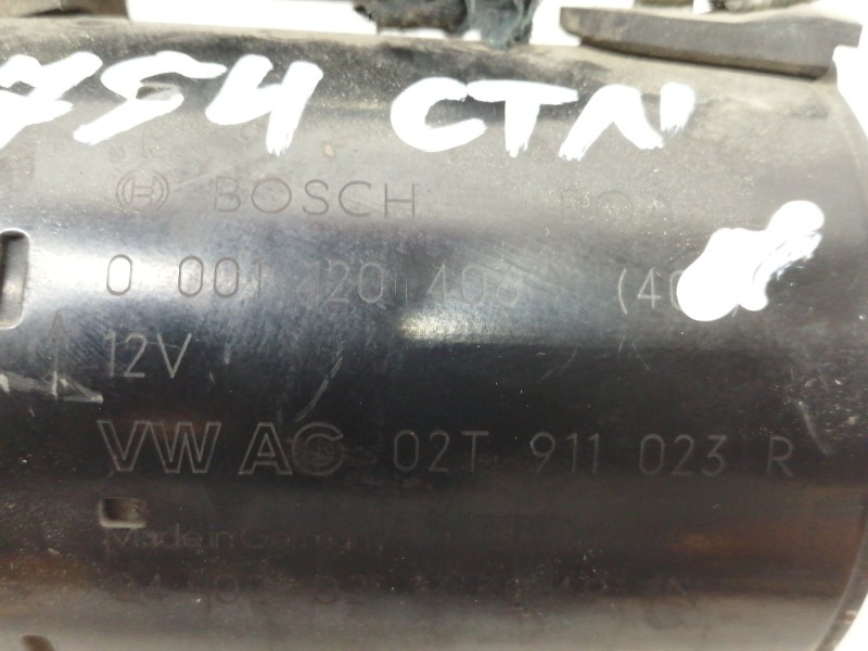 Recambio de motor arranque para audi a3 (8p) 1.6 fsi ambiente referencia OEM IAM 0001120406  