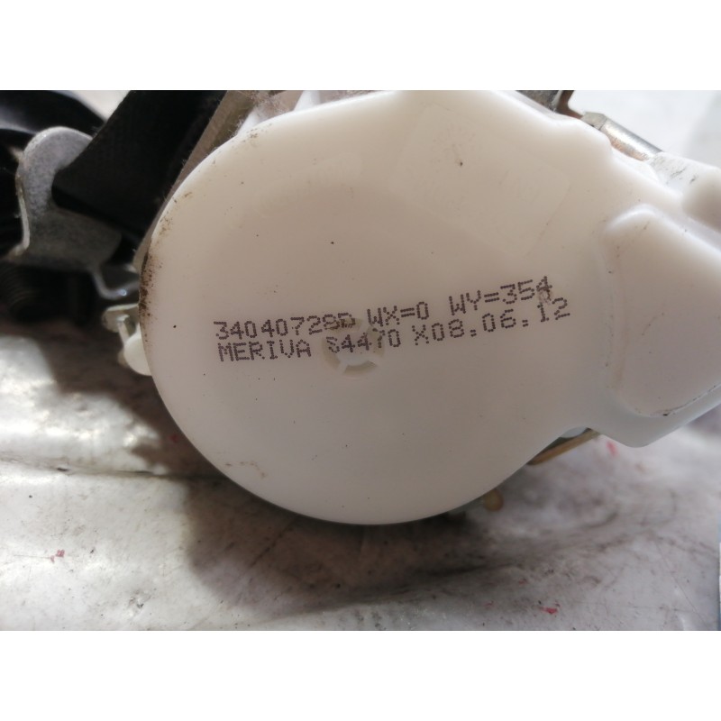 Recambio de cinturon seguridad delantero derecho para opel meriva b cosmo referencia OEM IAM 34040728  