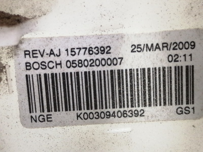 Recambio de aforador para opel insignia berlina cosmo referencia OEM IAM 0580200007 15776392 