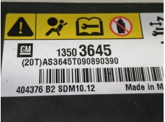 Recambio de centralita airbag para opel insignia berlina cosmo referencia OEM IAM 13503645   2