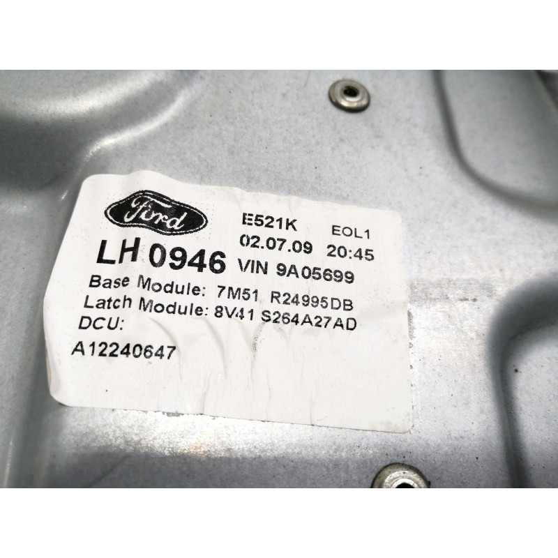 Recambio de elevalunas trasero izquierdo para ford kuga (cbv) titanium referencia OEM IAM 7M5T14B534AD 5WK11588F / 7M51R24995DB 