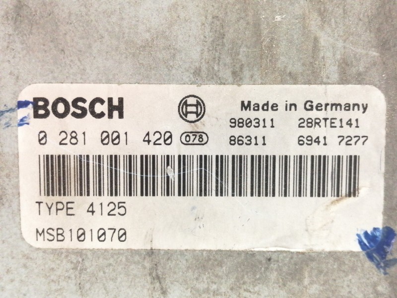Recambio de centralita motor uce para land rover freelander (ln) 2.0 di xe familiar (72kw) referencia OEM IAM MSB101070  