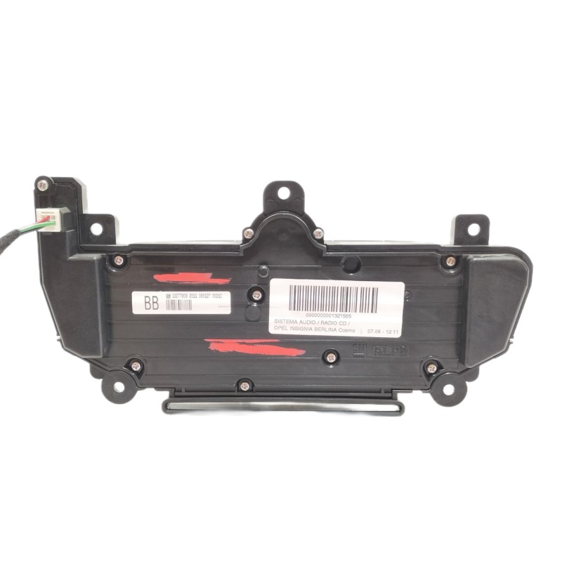 Recambio de sistema audio / radio cd para opel insignia berlina cosmo referencia OEM IAM 13277909  