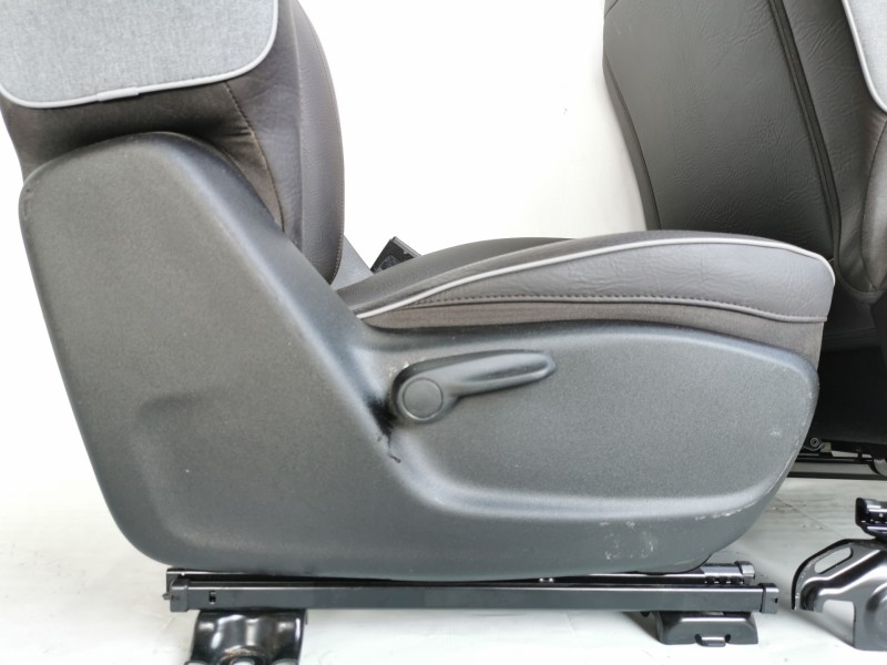Recambio de juego asientos completo para fiat 500 x (334) urban referencia OEM IAM PIEL/CUERONEGRO  