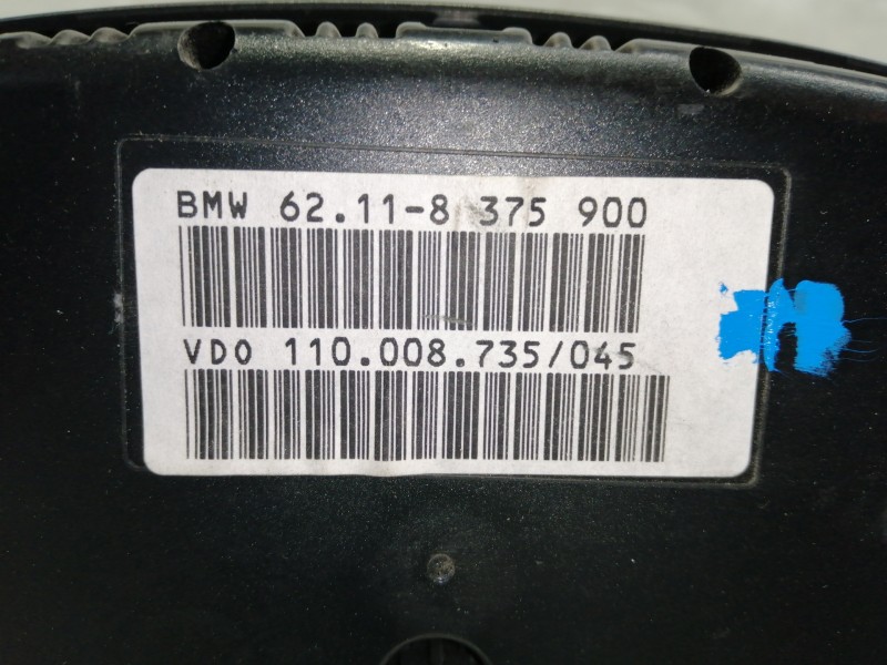 Recambio de cuadro instrumentos para bmw serie 5 berlina (e39) 2.0 24v referencia OEM IAM 62118375900 22212403 