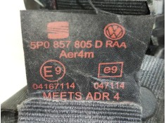 Recambio de cinturon seguridad trasero izquierdo para seat toledo (5p2) reference referencia OEM IAM 6061672   2
