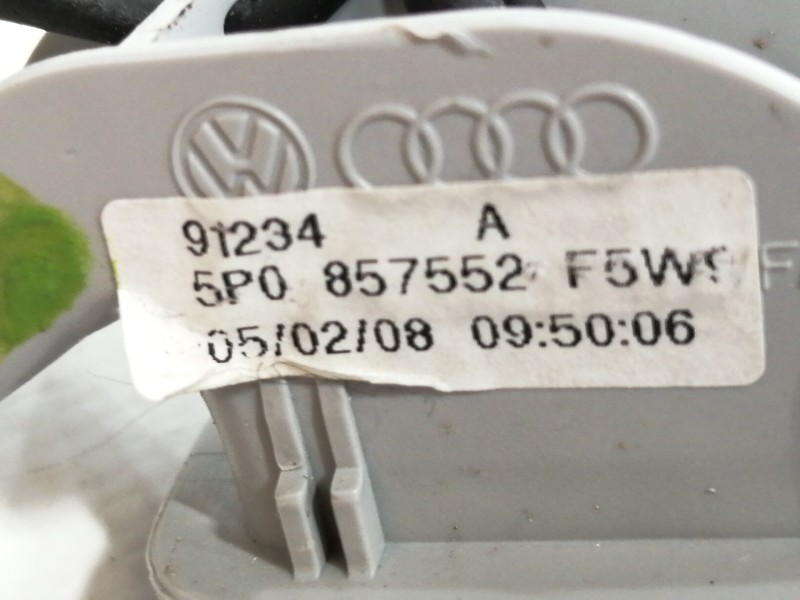 Recambio de parasol derecho para seat toledo (5p2) reference referencia OEM IAM 5P0857552  