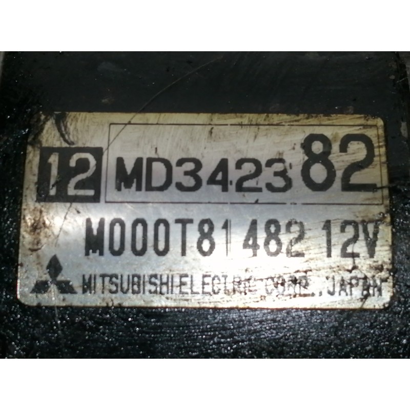 Recambio de motor arranque para mitsubishi galant berlina (ea0) 2500 v6 24v referencia OEM IAM MD342382 M000T81482 