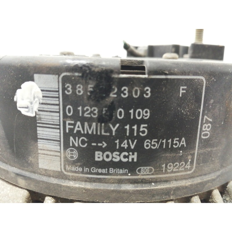 Recambio de alternador para chrysler voyager (gs) 2.5 td se referencia OEM IAM 0123510109  