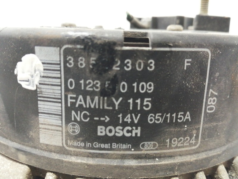 Recambio de alternador para chrysler voyager (gs) 2.5 td se referencia OEM IAM 0123510109  