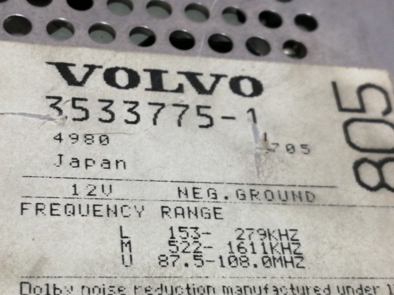 Recambio de sistema audio / radio cd para mitsubishi galant berlina (ea0) 2500 v6 24v referencia OEM IAM 35337751  