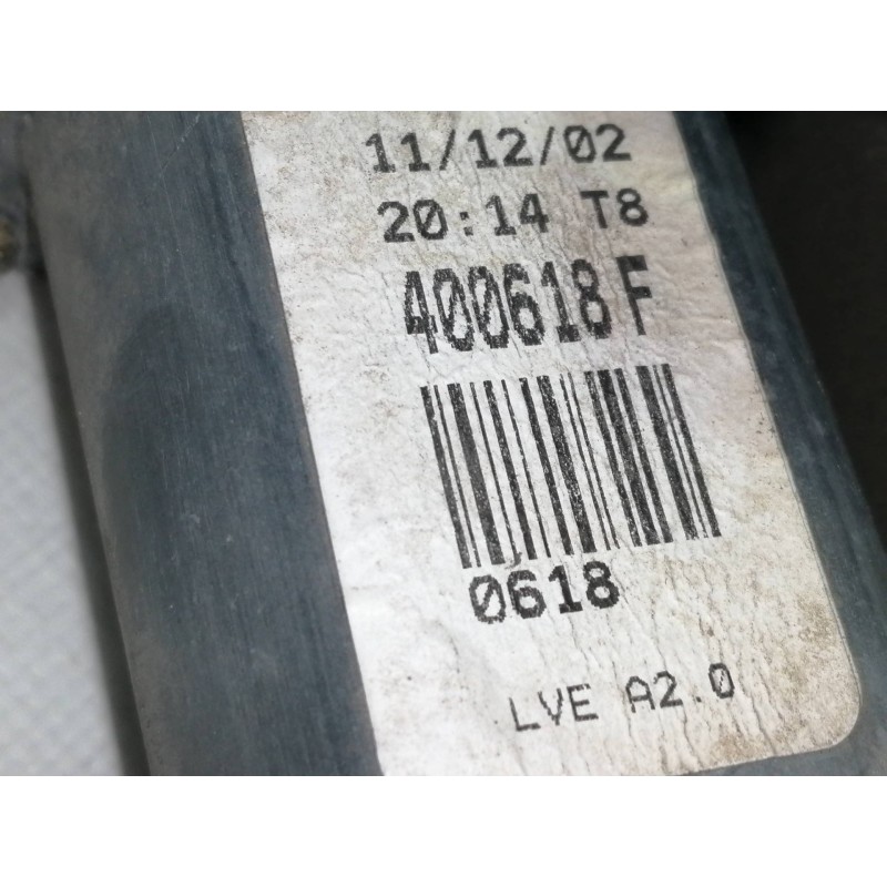 Recambio de elevalunas delantero derecho para citroën c3 1.1 vivace referencia OEM IAM 400618F 400618 