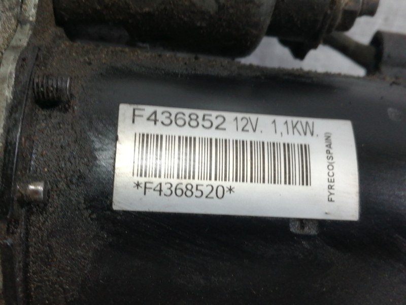 Recambio de motor arranque para citroën c3 1.1 vivace referencia OEM IAM F436852 F4368520 