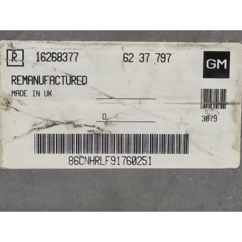 Recambio de centralita motor uce para opel astra g berlina comfort referencia OEM IAM 6237797  
