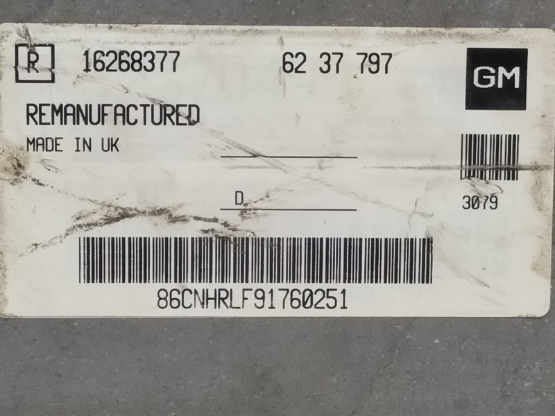 Recambio de centralita motor uce para opel astra g berlina comfort referencia OEM IAM 6237797  