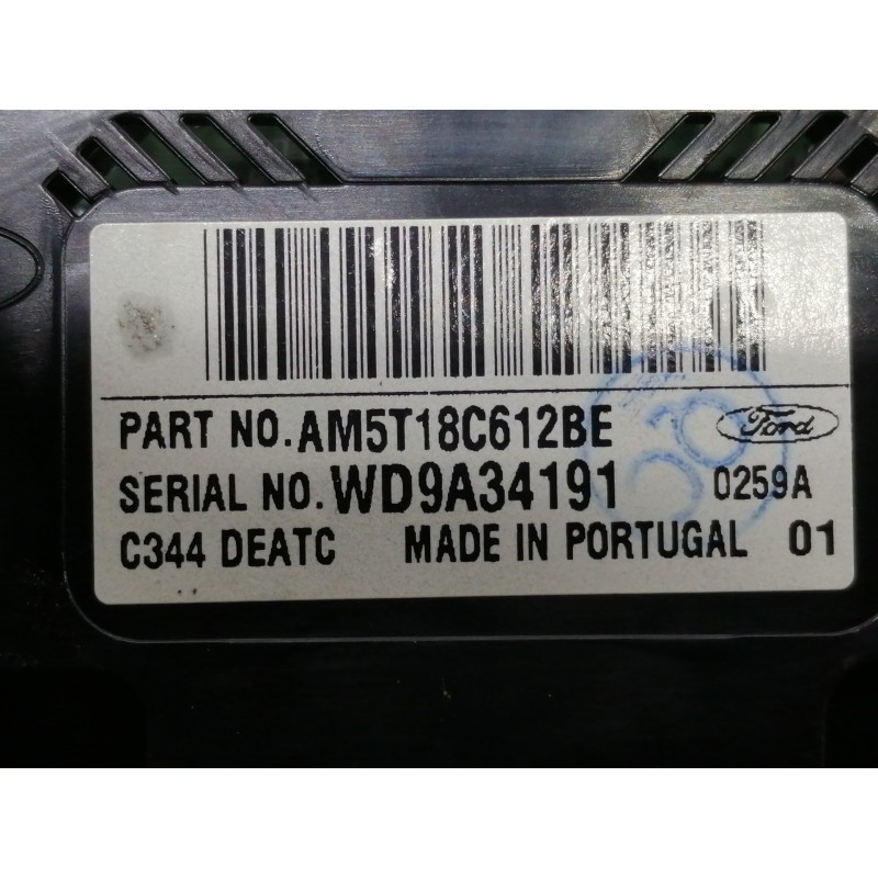Recambio de mando calefaccion / aire acondicionado para ford c-max titanium referencia OEM IAM AM5T18C612BE WD9A34191 