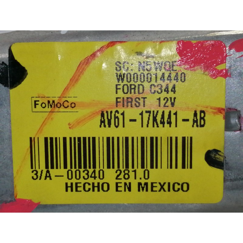Recambio de motor limpia trasero para ford c-max titanium referencia OEM IAM AV6117K441AB  