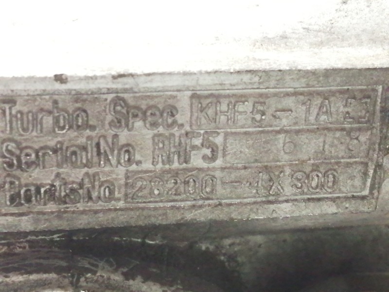 Recambio de turbocompresor para kia carnival ii 2.9 cdri ex referencia OEM IAM 282004X300  