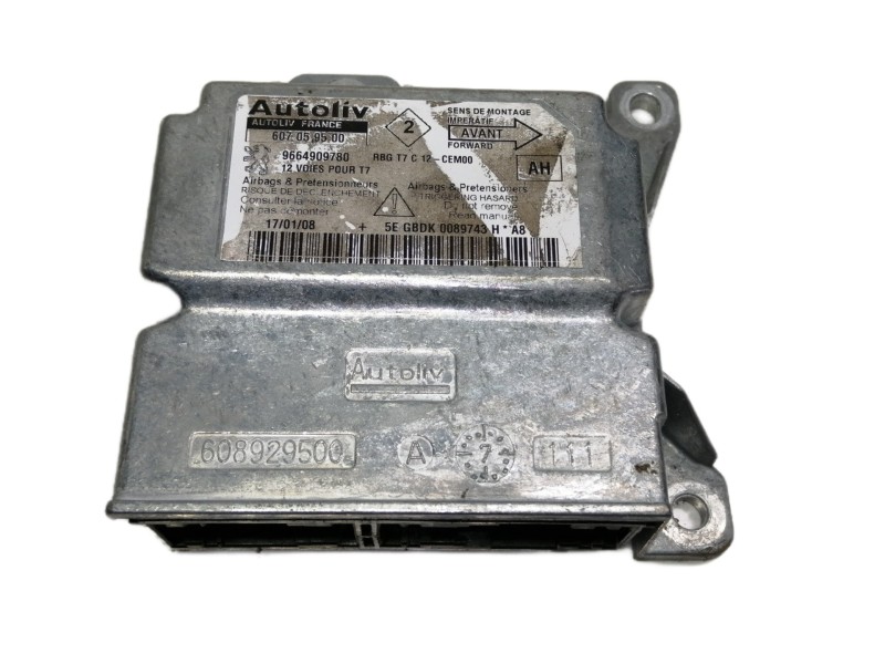 Recambio de centralita airbag para peugeot 308 premium referencia OEM IAM 9664909780 607059500 608929500