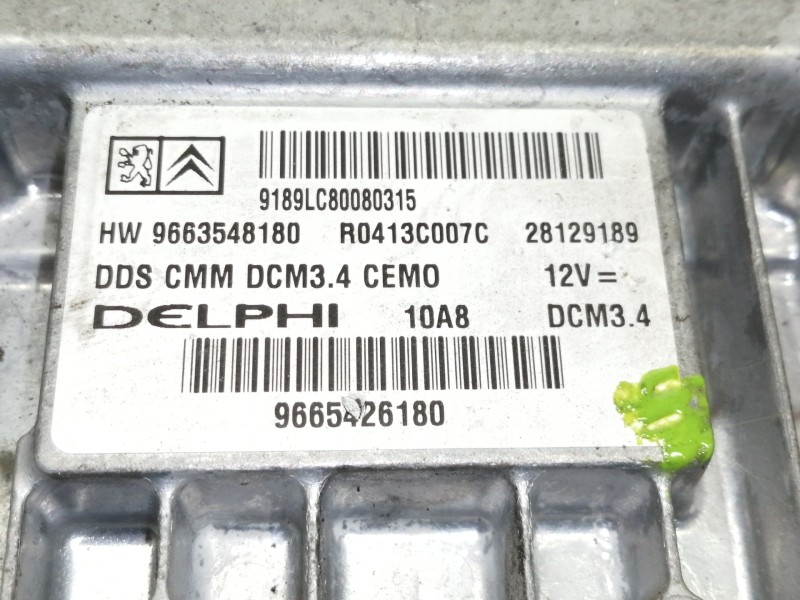 Recambio de centralita motor uce para peugeot 308 premium referencia OEM IAM HW9663548180 R0413C007C 9665426180