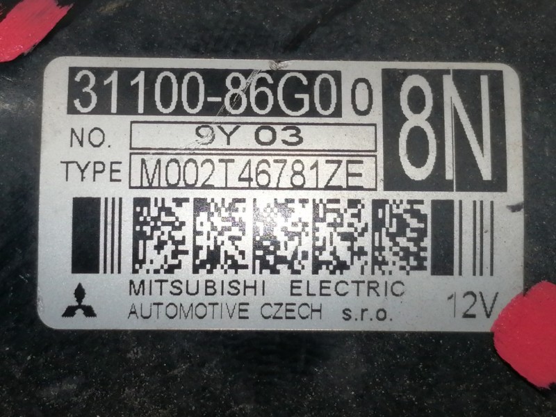 Recambio de motor arranque para suzuki ignis rg (fh) referencia OEM IAM 3110086G00  