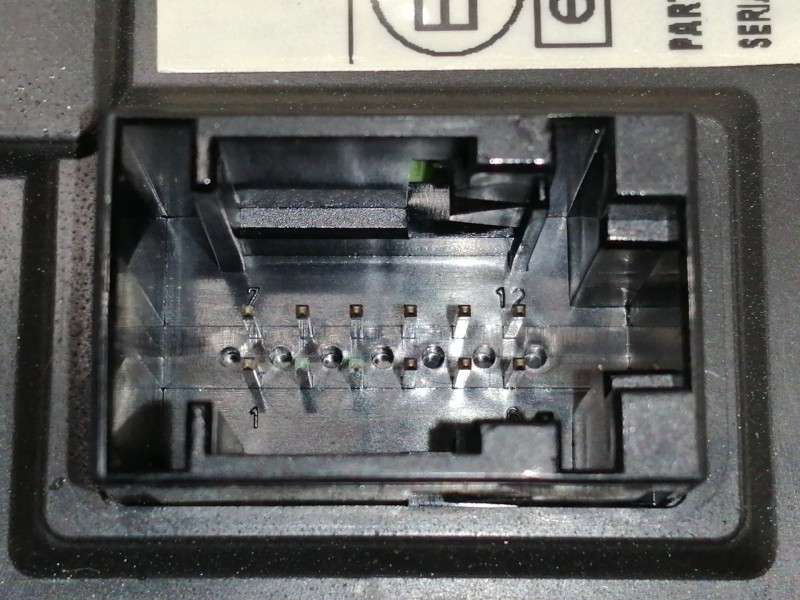 Recambio de pantalla multifuncion para ford c-max titanium referencia OEM IAM AM5T18B955BD VP8A6F10A855D 