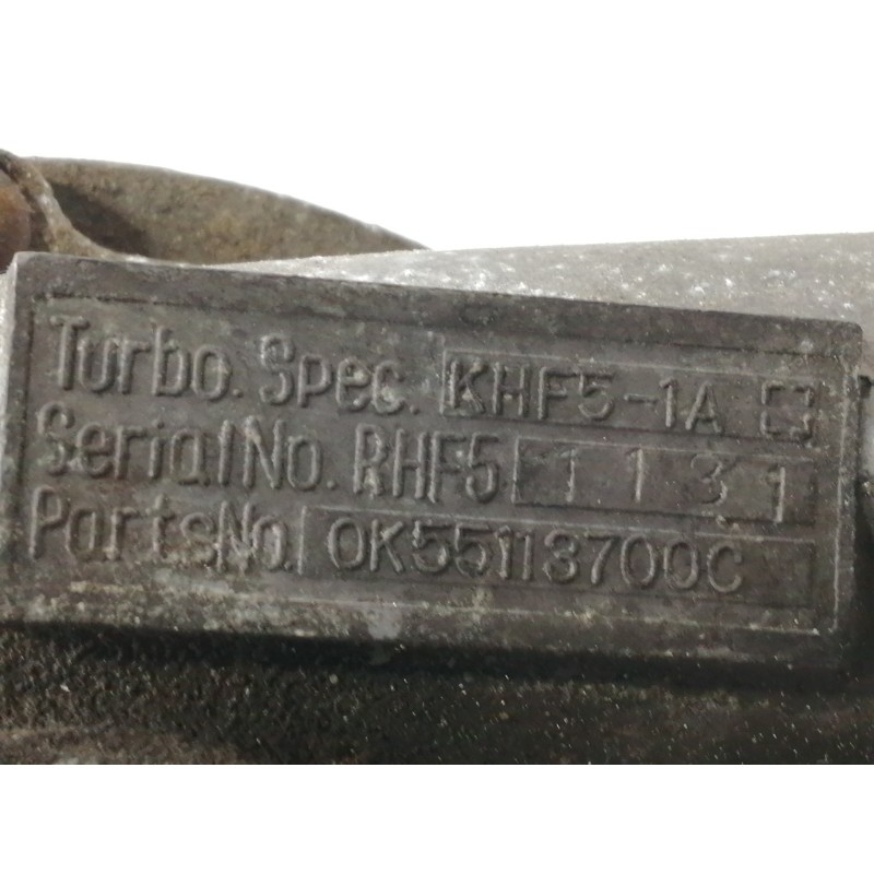 Recambio de turbocompresor para kia carnival td ls referencia OEM IAM OK55113700C KHF51A 