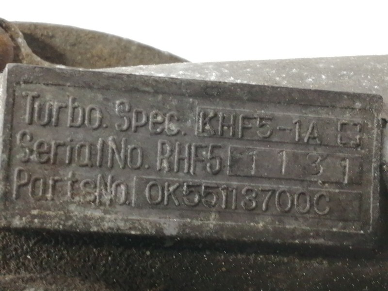 Recambio de turbocompresor para kia carnival td ls referencia OEM IAM OK55113700C KHF51A 