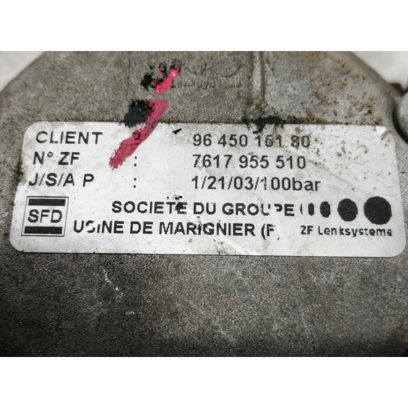 Recambio de bomba direccion para citroën c8 2.0 16v sx automático referencia OEM IAM 9645015180  