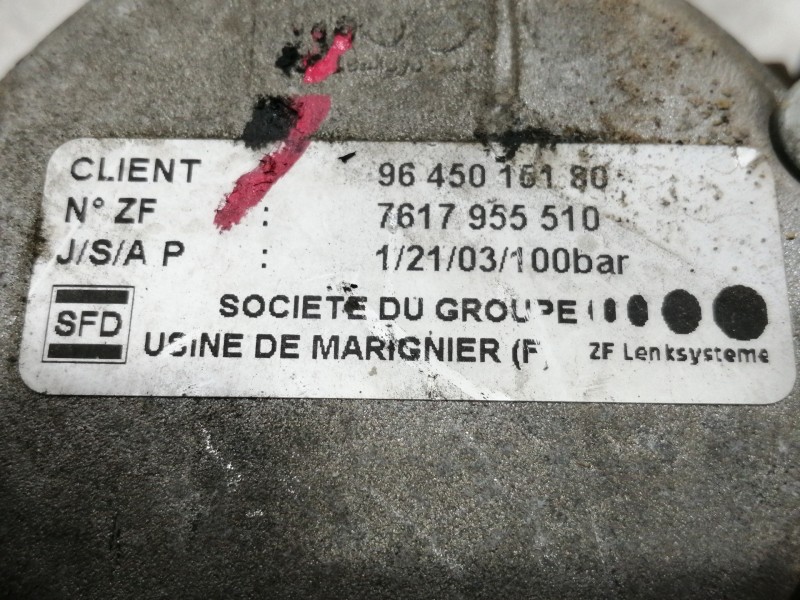 Recambio de bomba direccion para citroën c8 2.0 16v sx automático referencia OEM IAM 9645015180  