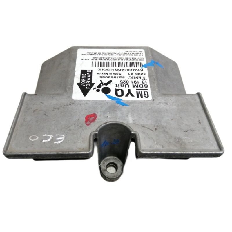 Recambio de centralita airbag para opel astra h berlina enjoy referencia OEM IAM 13191825 327963935 TEMIC
