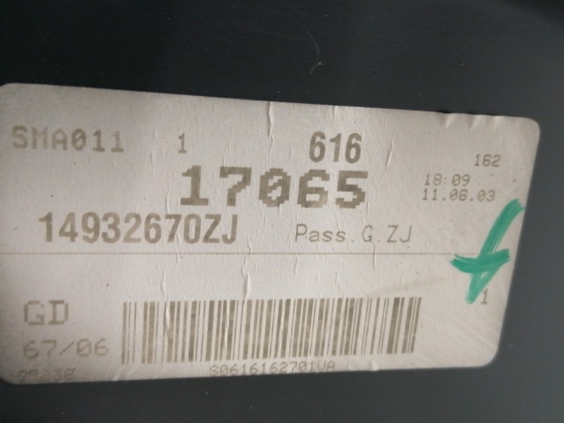 Recambio de guantera para citroën c8 2.0 16v sx automático referencia OEM IAM 1484104077  