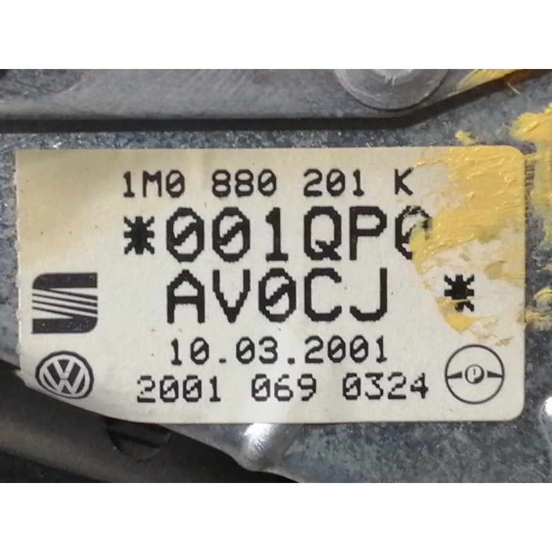 Recambio de airbag delantero izquierdo para seat toledo (1m2) 1.9 tdi referencia OEM IAM 1M0880201K  
