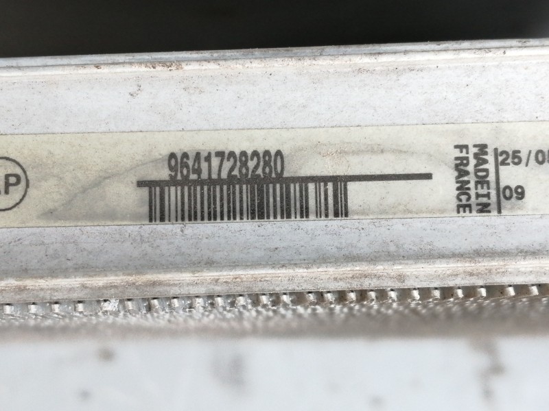 Recambio de radiador agua para citroën c8 2.0 16v sx automático referencia OEM IAM 9641728280  