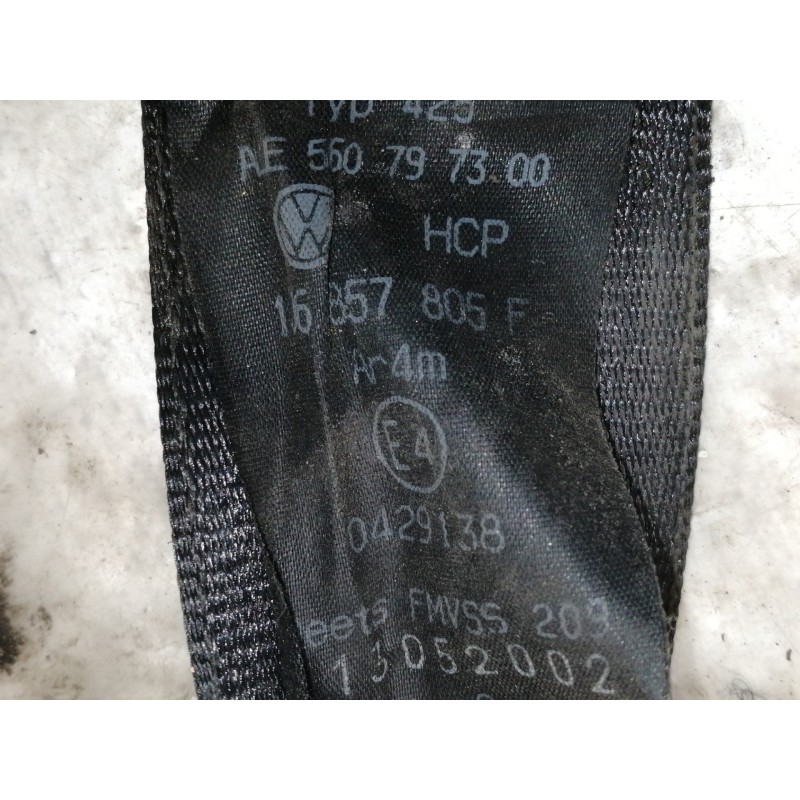 Recambio de cinturon seguridad trasero izquierdo para volkswagen golf iv berlina (1j1) advance referencia OEM IAM 1J6857805F AE5